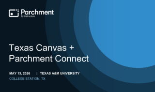 texas canvas parchment connect 2026